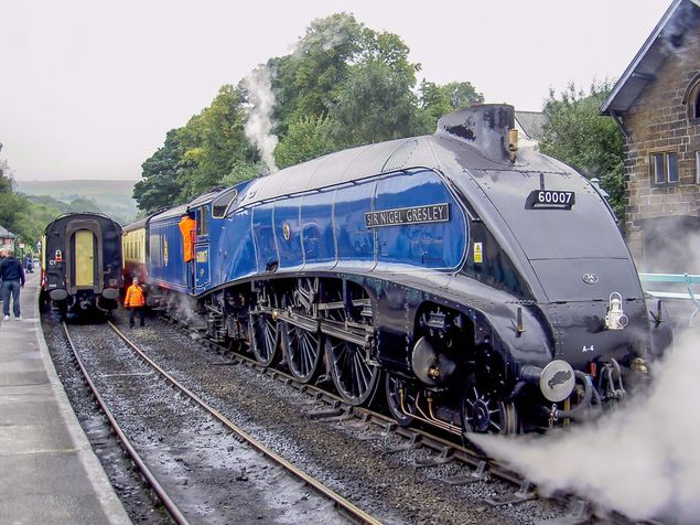 Dagens bilde er hentet fra en tur i 2008 til bl a North Yorkshire Moors Railway. En museumsjernbane som ligger i North York Moors National Park som bl a annet går til Whitby, et kjent sted fra TV-serien 